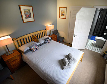 Spacious King Size Double Bedrooms at our Portree Accommodation Grenitote Bed and Breakfast