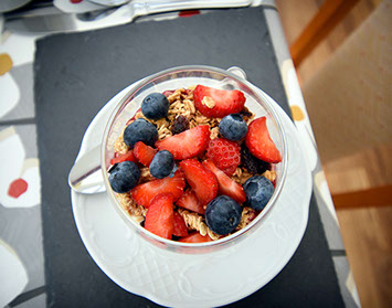 Enjoy a great inclusive breakfast at Grenitote Bed and Breakfast in Portree